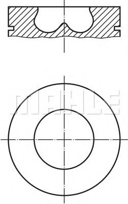 Поршень - Mahle 013 PI 00107 002