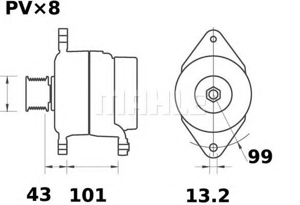 Генератор - Mahle MG 500
