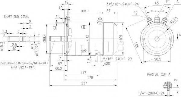 Электромотор - Mahle MM 293
