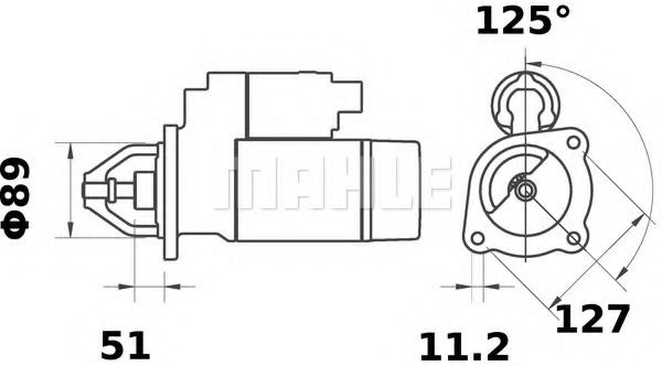 Стартер - Mahle MS 141
