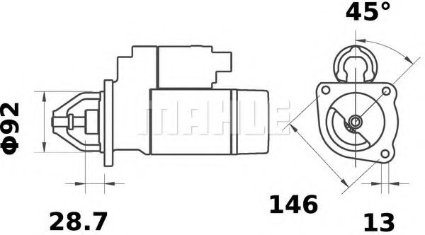 Стартер - Mahle MS 273