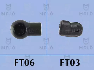 Газовая пружина, крышка багажник - Malo 127323
