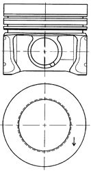 Поршень - Kolbenschmidt 41095600