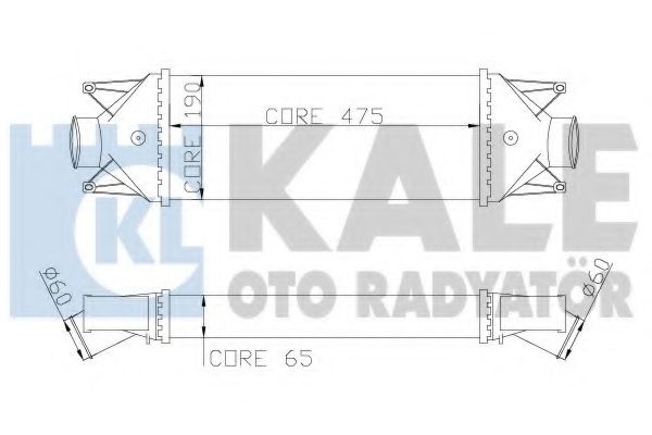 Интеркулер - Kale oto Radyator 347200