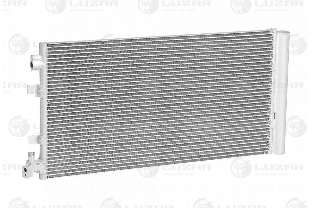 Радиатор кондиц. с ресивером для а/м Renault Fluence (10-)/Megane III (08-) (под датчик) - Luzar LRAC 0914