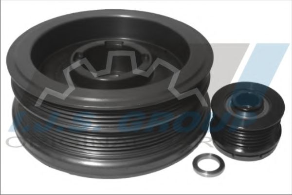 Шкив коленвала BMW e90/e70 2.5/3.0d (рекомендуется замена комплектом - шкив генератора + коленвала) - IJS GROUP 17-1081KIT A
