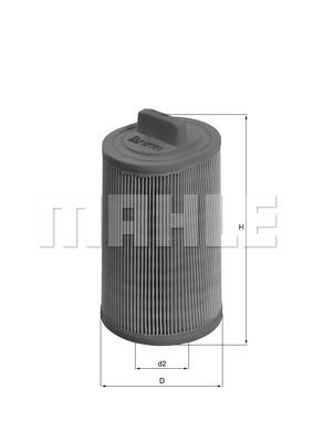 Фильтр воздушный - Mahle LX1277