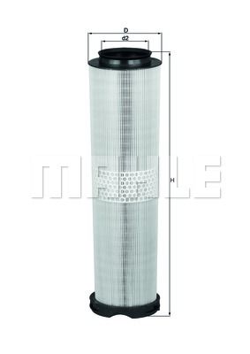 Фильтр воздушный - Mahle LX8165