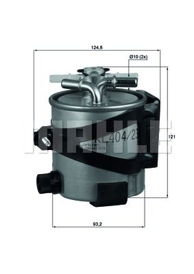 Фильтр топливный - Mahle KLH4422