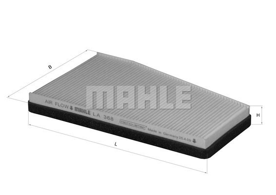 Фильтр салона стандарт - Mahle LA368
