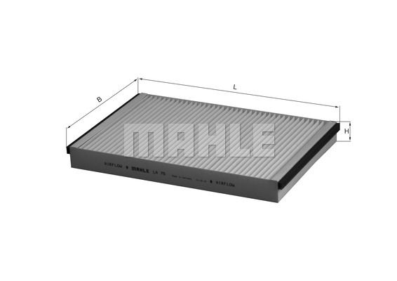 Снят с производства Фильтр салона стандарт - Mahle LA75