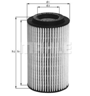 Фильтр масляный - Mahle OX153D1