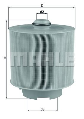 Фильтр воздушный - Mahle LX10062D