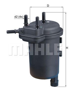 Фильтр топливный - Mahle KL430