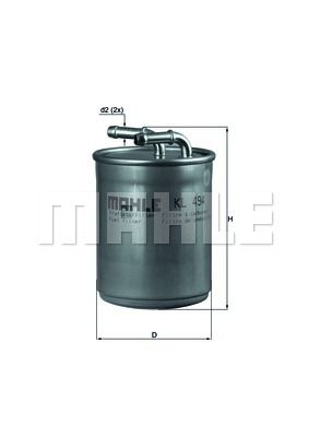 Фильтр топливный - Mahle KL494