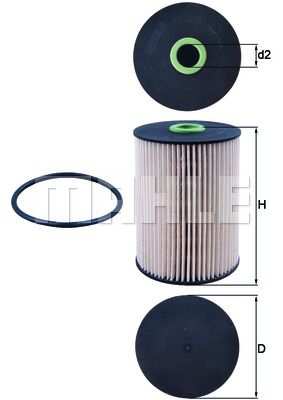 Фильтр топливный - Mahle KX228D