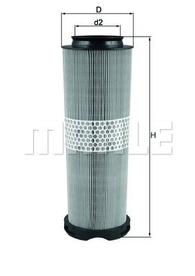Фильтр воздушный - Mahle LX1020