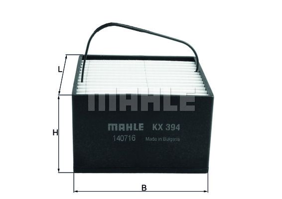 Фильтр топливный - Mahle KX394