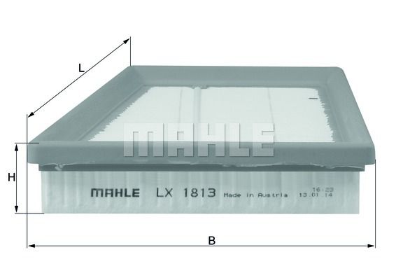 Фильтр воздушный - Mahle LX1813