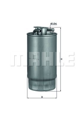 Фильтр топливный - Mahle KL1601
