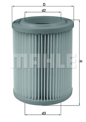 Фильтр воздушный - Mahle LX1768