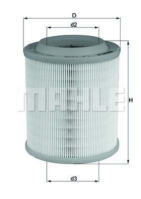 Фильтр воздушный - Mahle LX1275