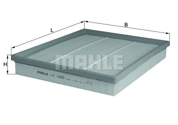 Фильтр воздушный - Mahle LX1683