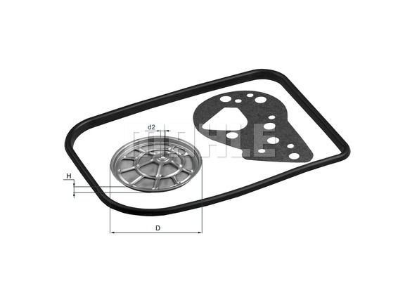 Фильтр акпп - Mahle HX82D