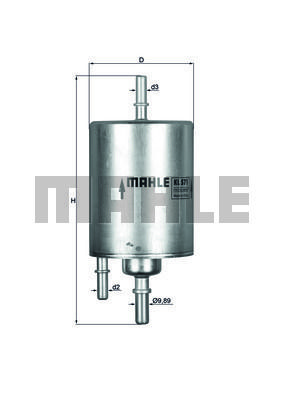 Фильтр топливный - Mahle KL573