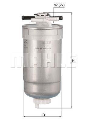 Фильтр топливный - Mahle KL2332