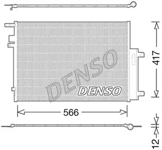 Конденсор кондиционера - Denso DCN06017