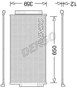 Конденсор кондиционера - Denso DCN09047