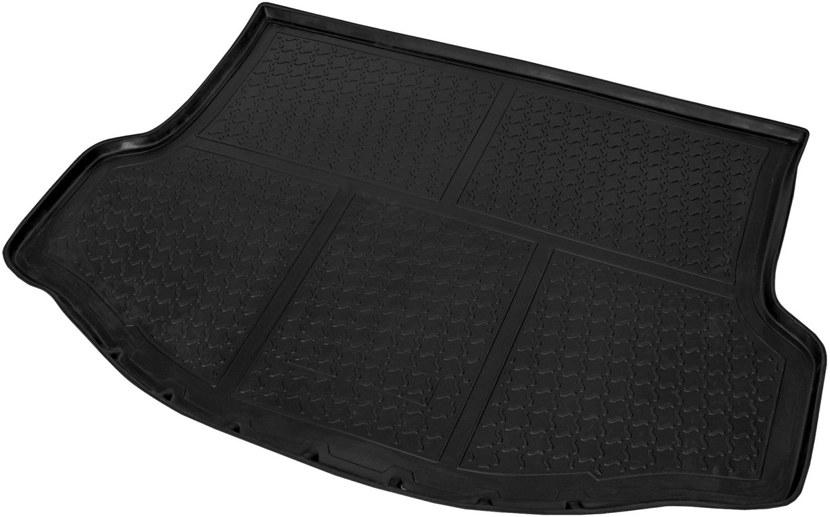 Ковер в багажник, Toyota Rav 4 v - все, 2013-..., крепеж в комплекте, полиуретан - Rival 15706002