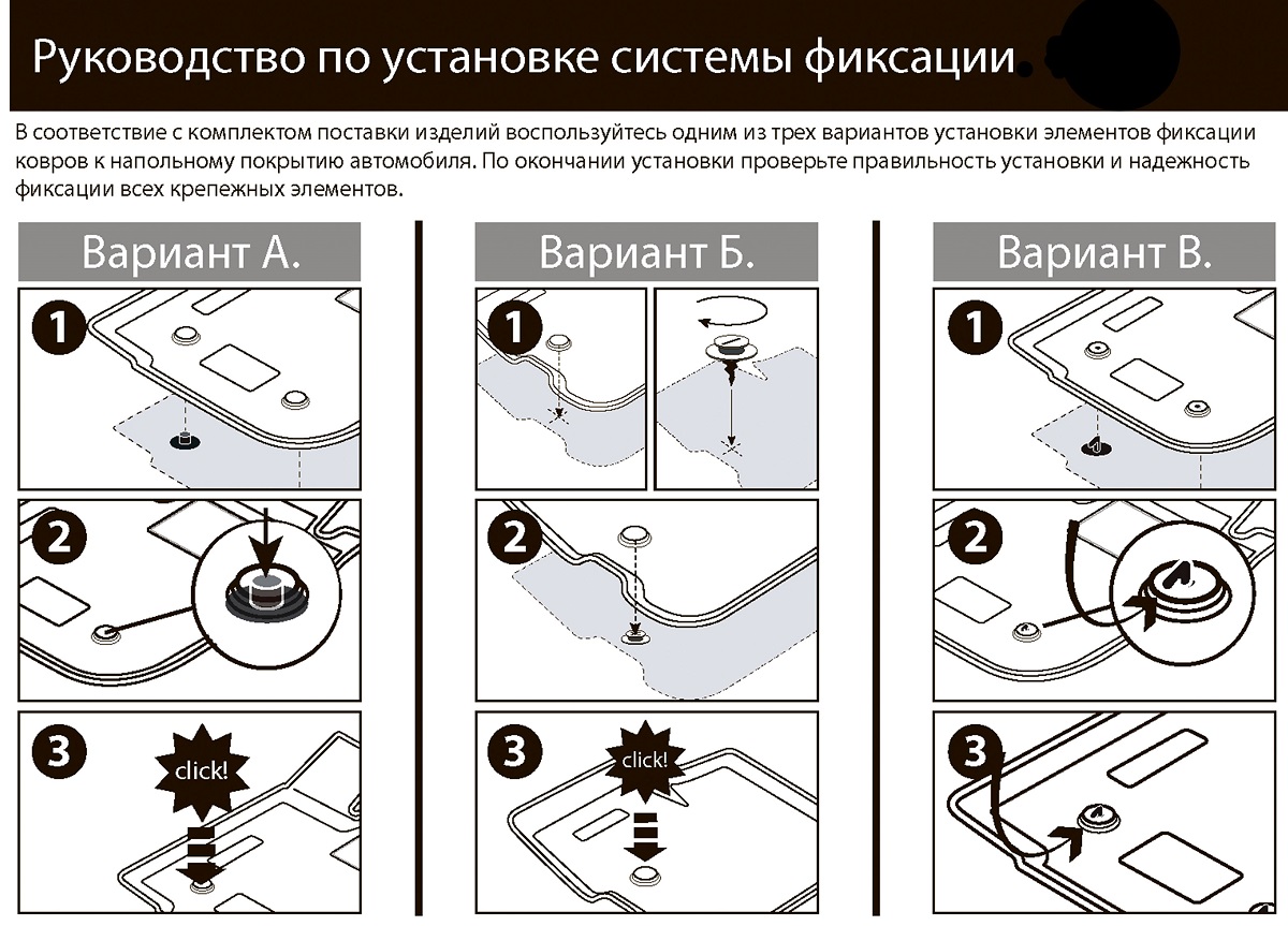 Коврики салона, rival, для Nissan X-Trail T32 2014-2018 2018- - Rival 14109001