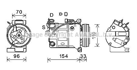 VOAK183 Запчасть AVA