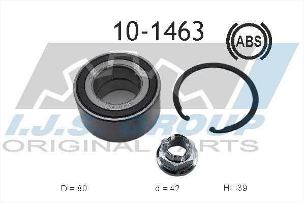 Подшипник ступичный dacia: duster 1.2 TCe 125/1.5 dCi/1.5 dCi 4x4/1.6 16v/1.6 16V 4x4/1.6 16V Hi-Fle - IJS 101463