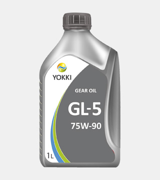 Масло трансмиссионное синтетическое gear OIL 75w-90 gl-5 (fs) 1л - Yokki YBA021001P