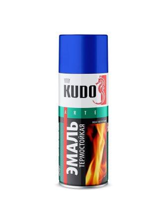 KU 5001 Эмаль термостойкая серебристая 520мл. - KUDO KU5001