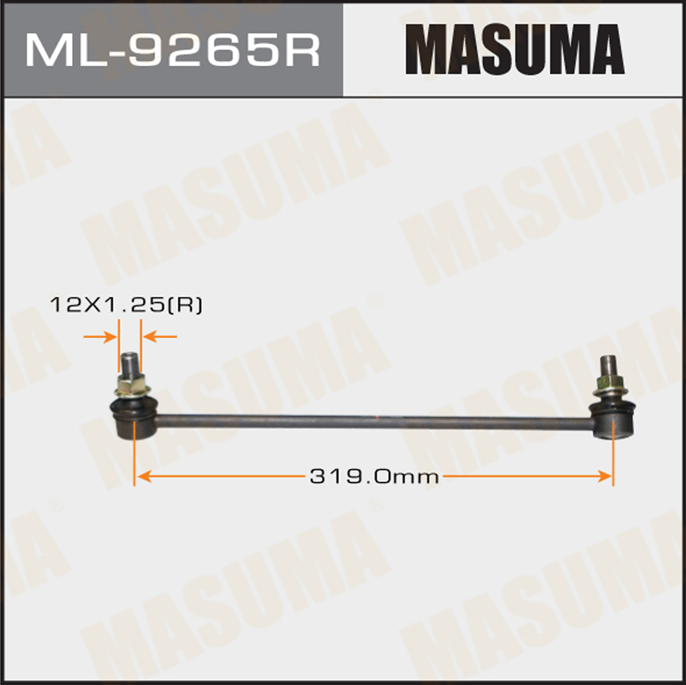 Стойка стабилизатора | перед прав | - Masuma ML9265R