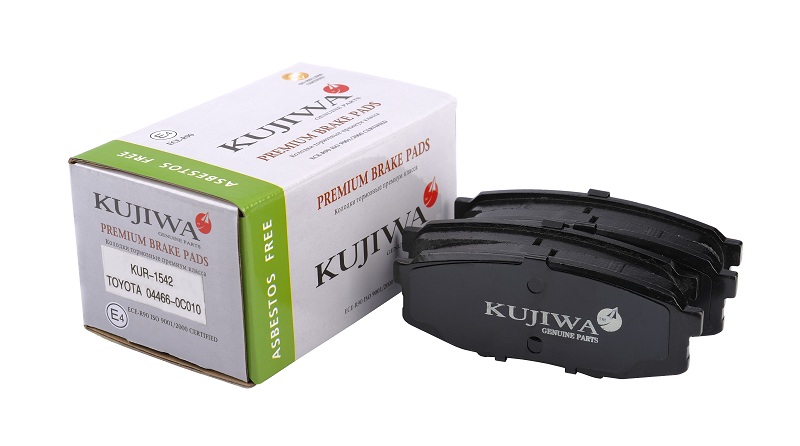 Колодки тормозные задние с пластинами kur1542 kuji | зад | - Kujiwa KUR1542
