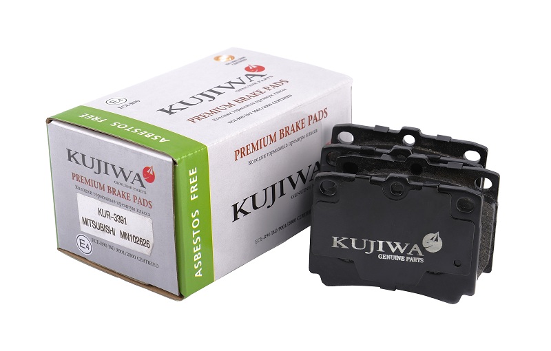 Колодки тормозные задние с пластинами kur3391 kuji - Kujiwa KUR3391