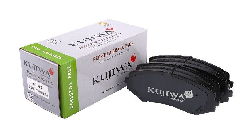 Колодки тормозные передние с пластинами kuf9802 ku | перед | - Kujiwa KUF9802