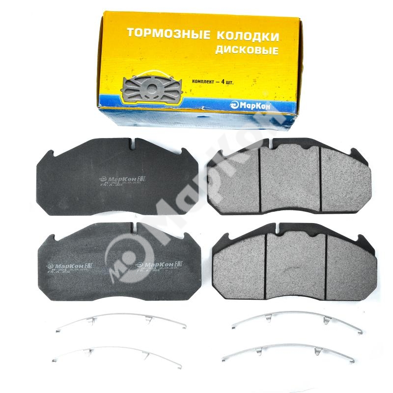 Колодки тормозные fr с пружинами - Markon 30151282