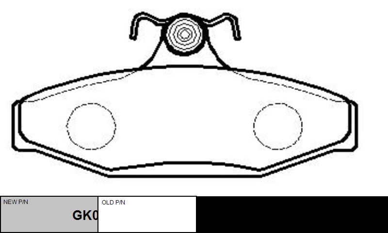 / ckhd-1 gk0310 Колодки тормозные дисковые - CTR GK0310