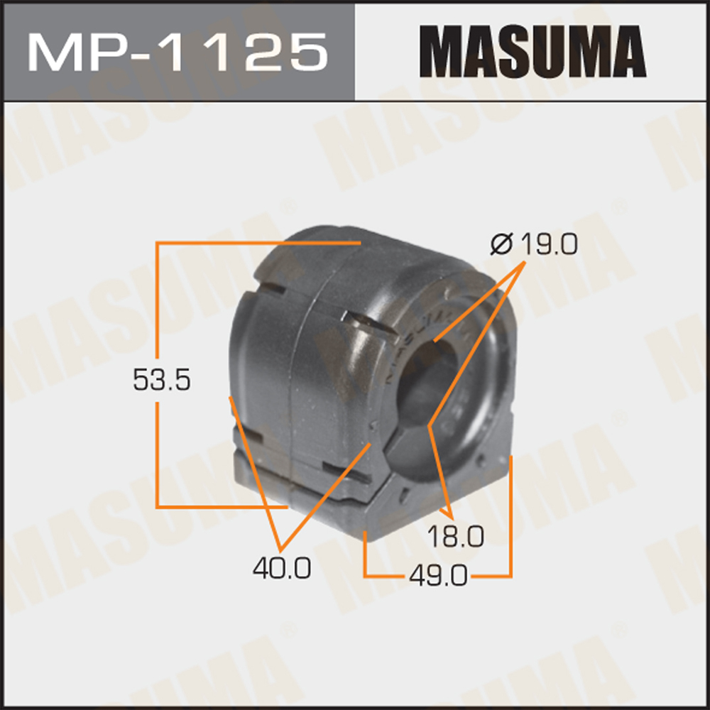 Втулка стабилизатора | перед - Masuma MP1125