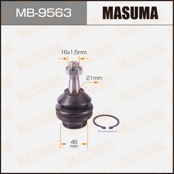 Опора шаровая левая=правая заднего верхнего рычага - Masuma MB9563