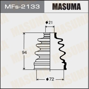 Пыльник шруса masuma силикон Masuma                MFs2133