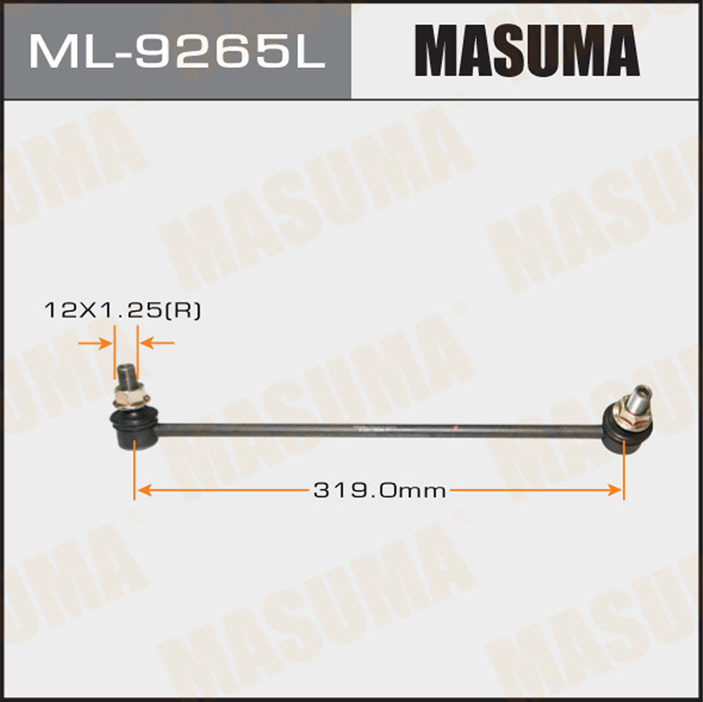 Стойка стабилизатора | перед лев | Masuma                ML9265L