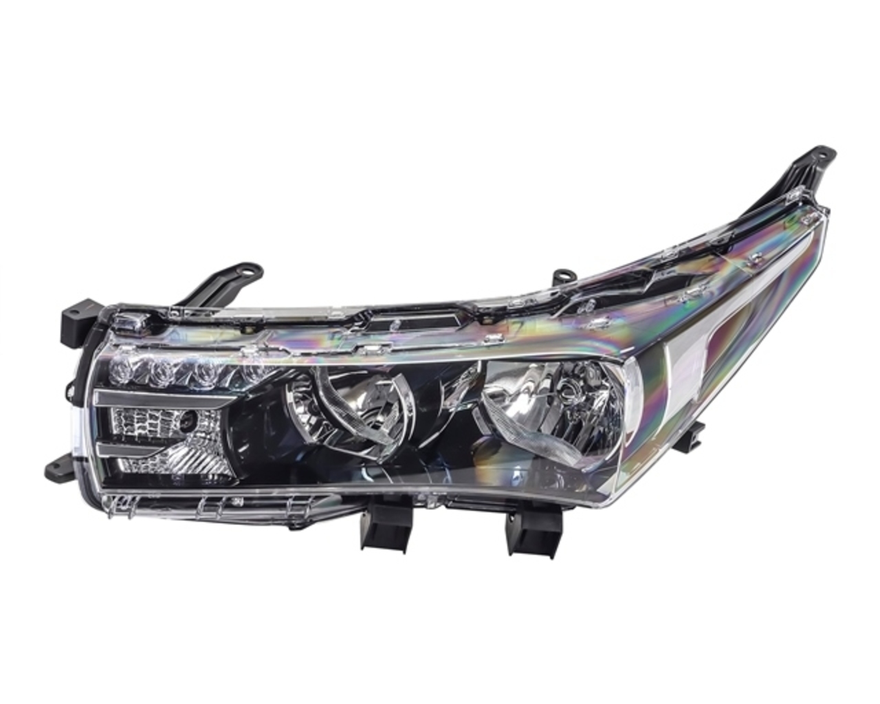 Фара l toyota corolla 13- диод черная