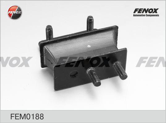 Опора двигателя | зад лев | - Fenox FEM0188